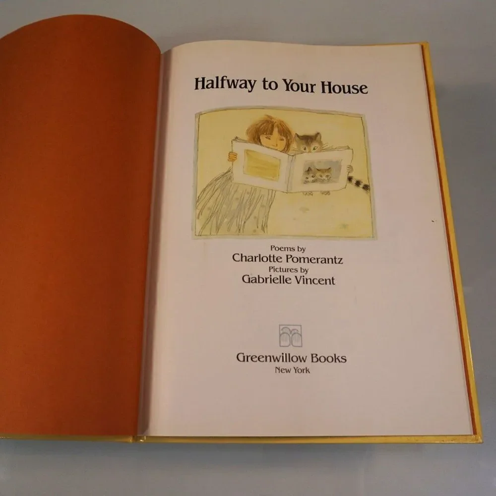 Halfway to Your House By Charlotte Pomerantz 1993 HC Pictures Gabrielle Vincent